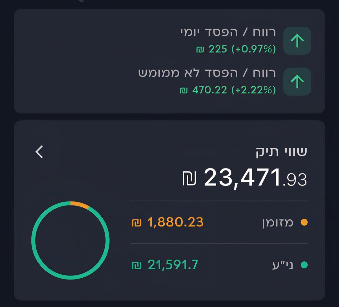 תיק השקעות של בוגר 1
